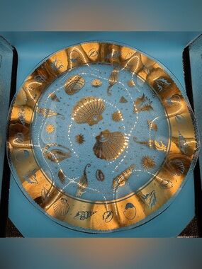 Gold Belle nautical plate